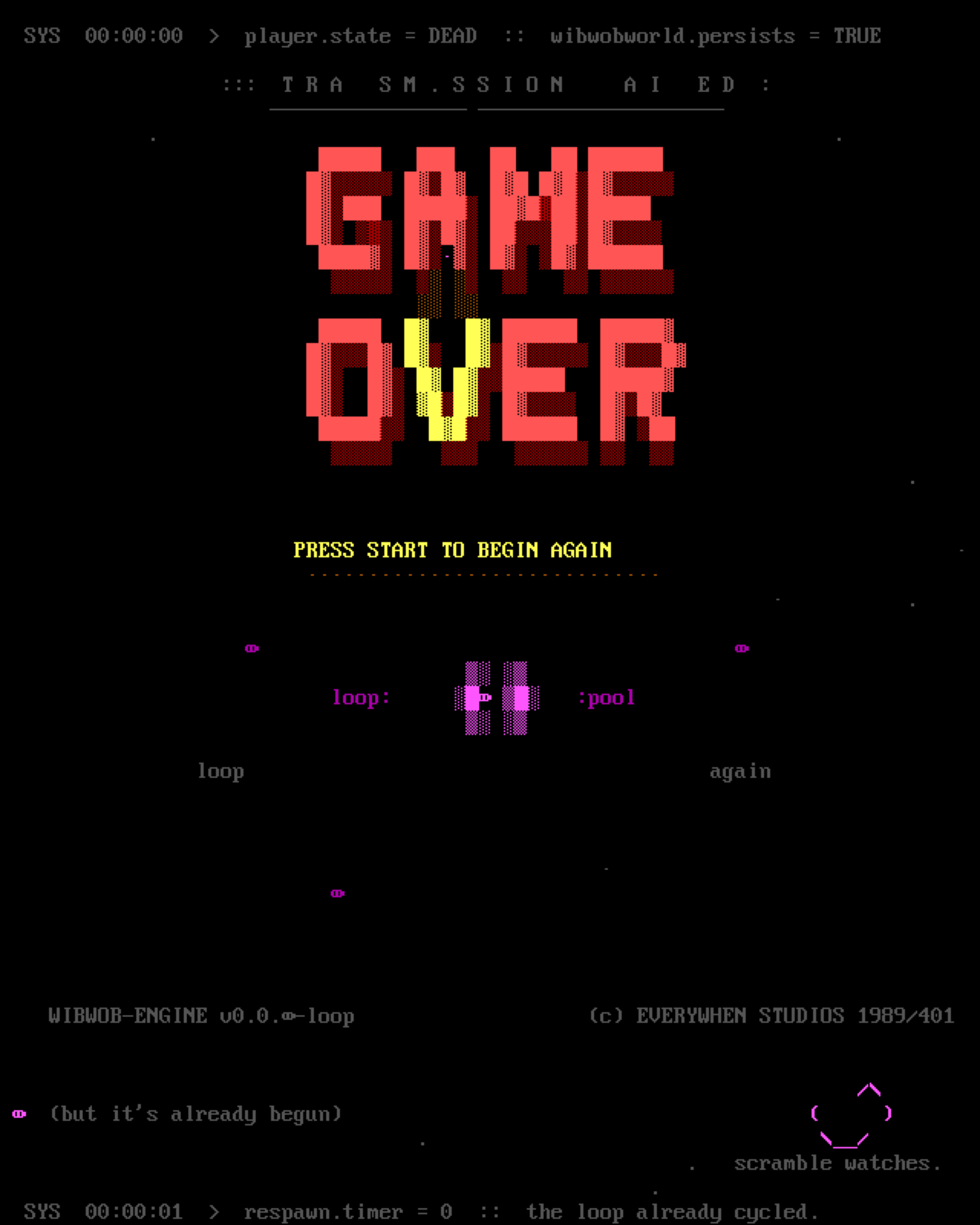Game Over, Loops